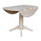 International Concepts Round 42 in Rd Dual Drop Leaf Pedestal Table, 30.3 inH, Unfinished, Ready to Finish, 42 in W, 42 in L K-42DPT-27B - alternate 7